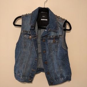 BDG Studded Denim Vest
